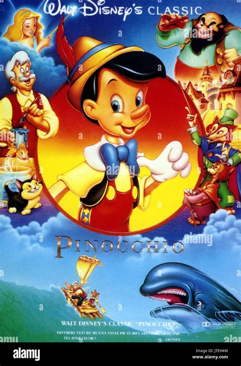 MOVIE POSTER PINOCCHIO (1940 Stock Photo - Alamy