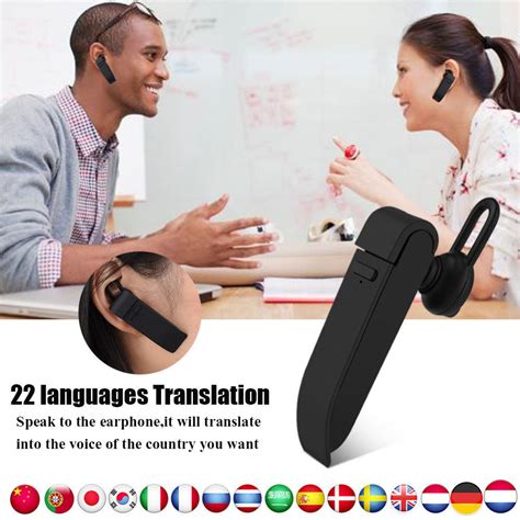 Business Translation Headphones with Earphones Mic , Language ...