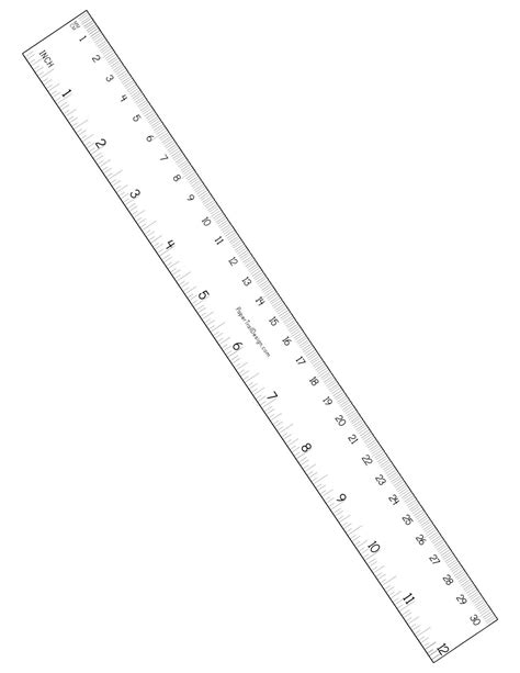 12 Inch Ruler Printable