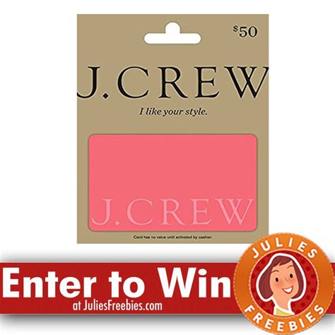 [15 WINNERS] Win a J.Crew Gift Card - Julie's Freebies