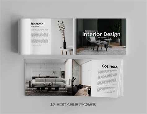 Interior Design Portfolio Template Architecture Presentation Photo Book ...