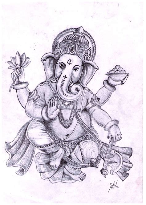 View 30 Pencil Drawing Lord Ganesha Pencil Sketch Easy - pleasestockbox