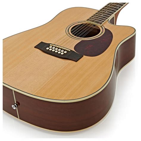 Gitara akustyczna 12-strunowa Gear4music Naturalna - 8361331739 ...