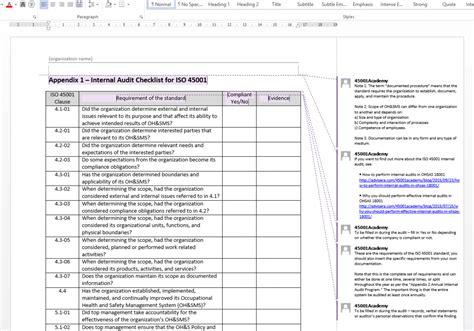 Iso 9001 internal audit checklist - postjolo