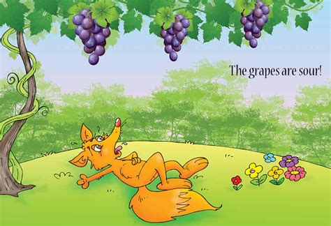 Moral Stories The Fox And The Grapes Kids Moral Stories Pinterest ...