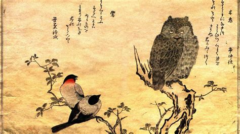 Download Japanese Art Of Birds Wallpaper | Wallpapers.com