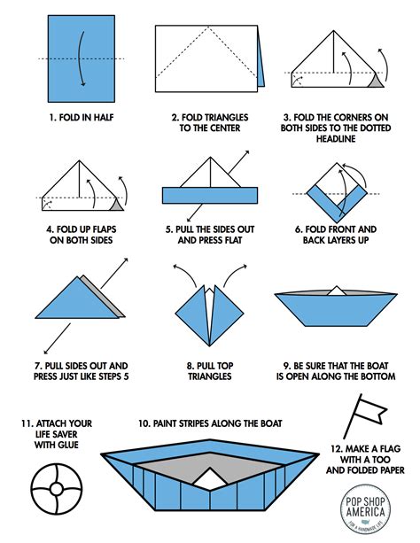 How To Make A Paper Boat Easy For Kids Origami Boat Making Tutorial ...