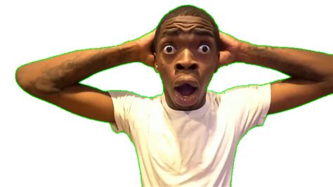 Shocked black guy png Blank Template - Imgflip