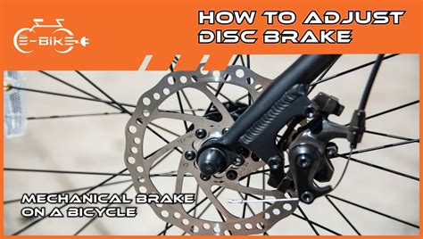 How to Adjust Disc Brake and Mechanical Brake on A Bicycle - All ...