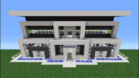 Minecraft Tutorial: How To Make A Quartz House - 10 - YouTube