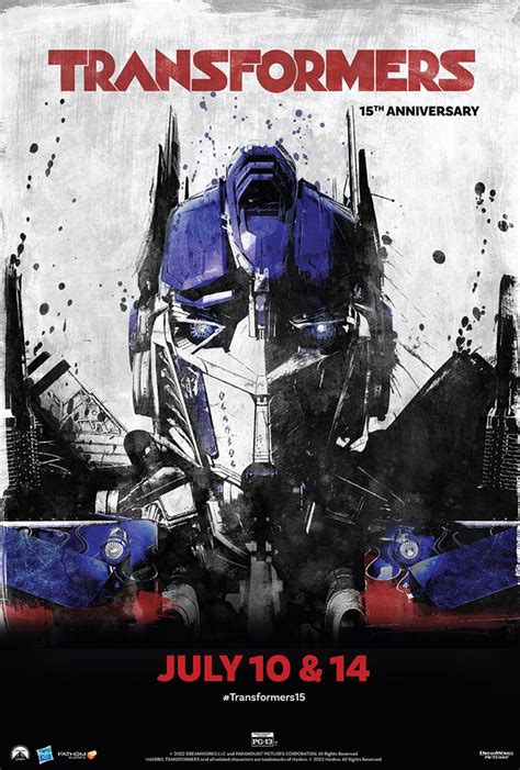 Transformers 2007 Live-Action Movie Coming Back To Theaters For Its ...