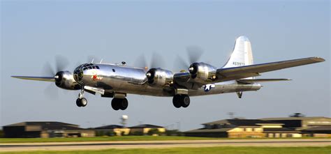 B-29 Superfortress ‘Doc’ during her first post-restoration flight on ...