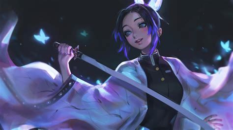 Kanao Tsuyuri Art Kimetsu no Yaiba Wallpaper, HD Anime 4K Wallpapers ...