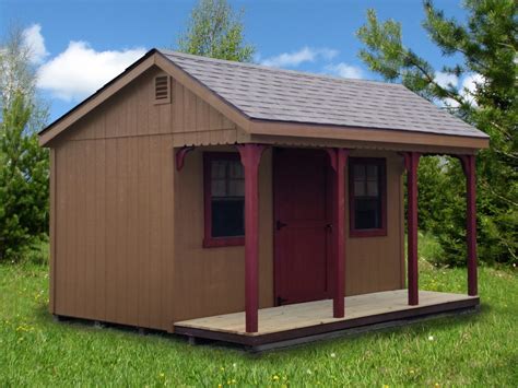 12x20 LP Custom Smartside with 4 Foot Side Porch - Sheds Quebec | West ...