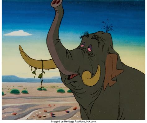 Jungle Book Colonel Hathi's Elephant Soldier Production Cel | Lot ...