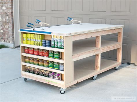 Workbench with Storage Shelves - Spruc*d Market