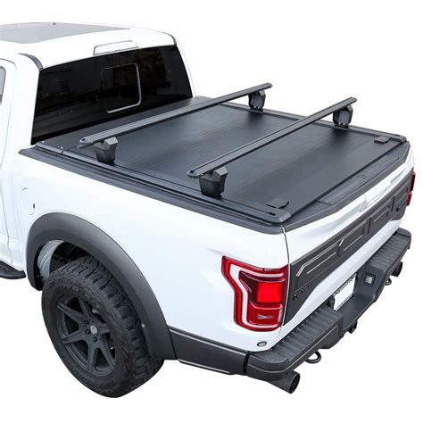 Buy Syneticusa Off Road Rack Ready Aluminum Retractable Tonneau Cover ...