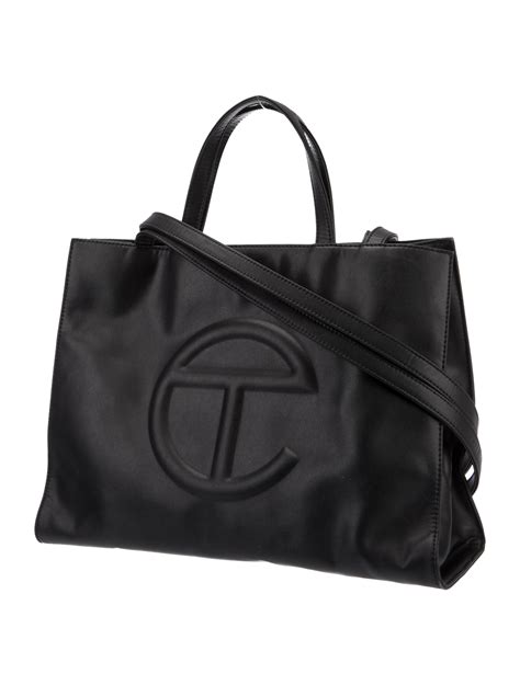 Telfar Medium Black Shopping Bag - Black Totes, Handbags - WTELG28400 ...