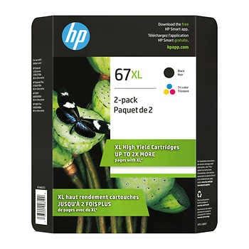 HP 67XL Black and Tri-colour High Yield Original Ink Cartridges ...