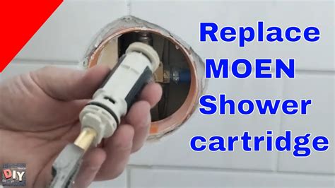 How to replace a Moen Shower cartridge - YouTube