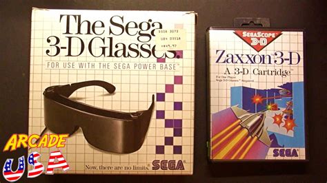 Sega Master System 3D Glasses with Zaxxon! - YouTube