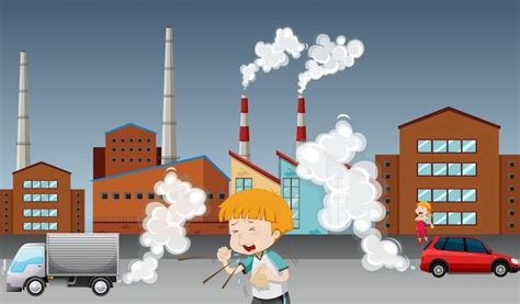 Cartoon Air Pollution Images - Free Download on Freepik