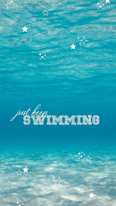 Just Keep Swimming Wallpaper