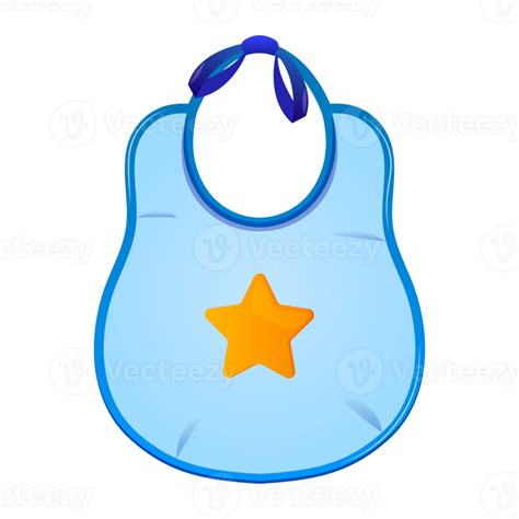 Baby shower blue bib, it's a boy. Gender reveal illustrations for ...