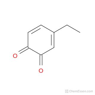 4-Ethyl-3,5-cyclohexadiene-1,2-dione Structure - C8H8O2 - Over 100 ...