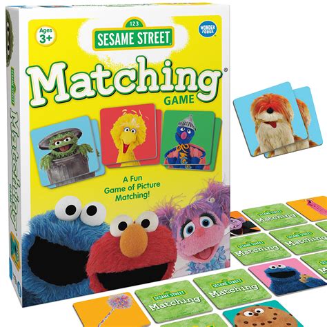 Buy Sesame Street Matching Game by Wonder Forge | for Boys & Girls Age ...