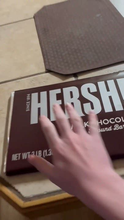 3 pound Hershey bar - YouTube