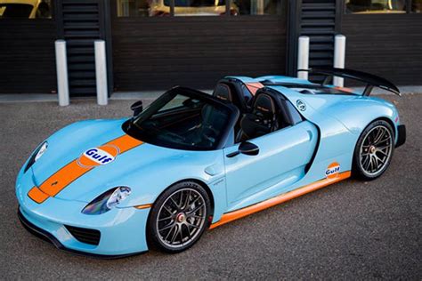 Porsche 918 with Gulf Livery For Sale - Exotic Car List