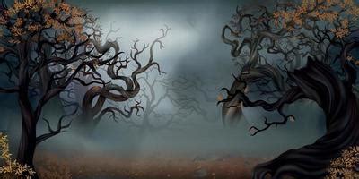 Halloween Forest Background 4957934 Vector Art at Vecteezy