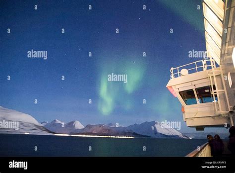 Aurora borealis in the North of Norway Stock Photo - Alamy