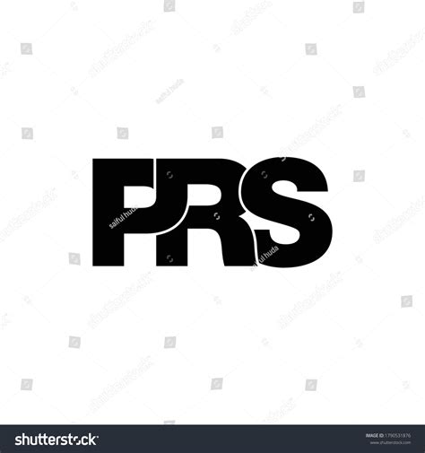 Simple Prs Letter Logo Design Vector Stock Vector (Royalty Free ...