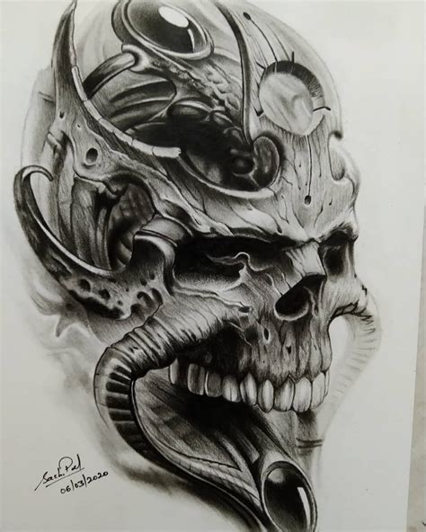 Skeleton Drawing Realistic - EASY CUTE DRAWINGS