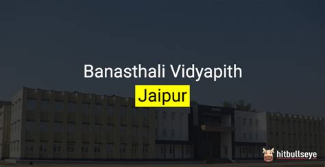 Banasthali Vidyapith Jaipur - Admissions, Courses and Eligibility Criteria