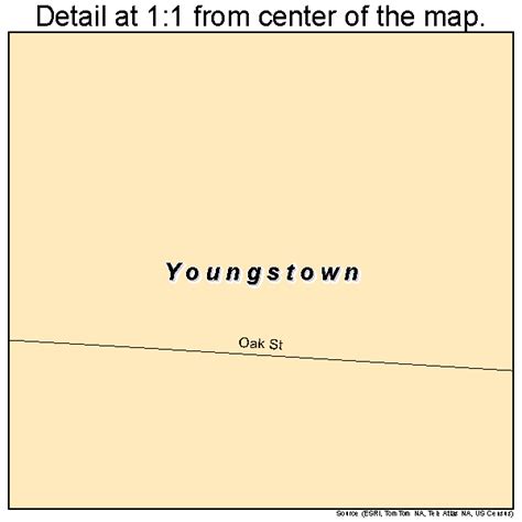 Youngstown New York Street Map 3684143