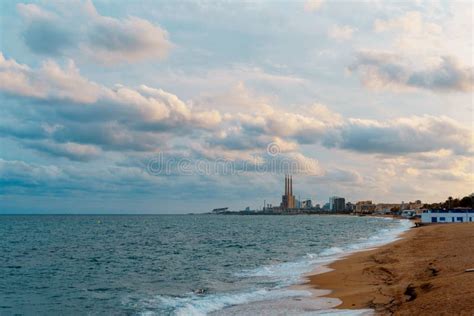 Badalona, Spain- September 18, 2022. Badalona Beach, Spain Editorial ...