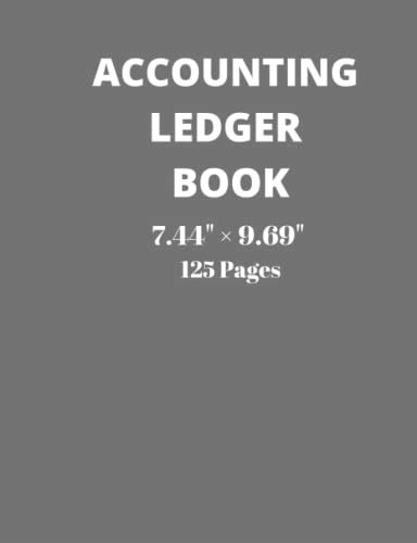 Accounting Ledger Book: Simple Accounting Ledger for Bookkeeping ...