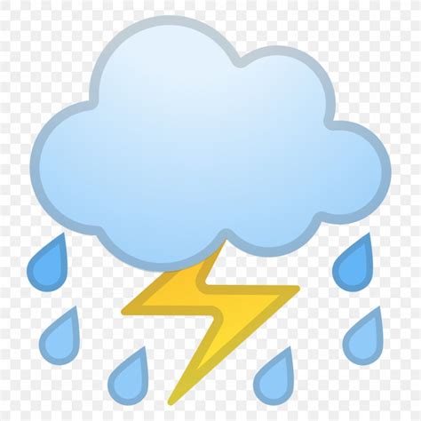 Emojipedia Cloud Lightning Thunder, PNG, 1024x1024px, Emoji, Blue ...