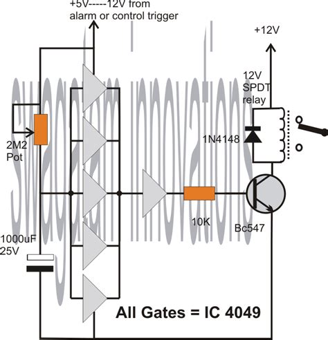 1-15 Minute Timer Circuit Diagram