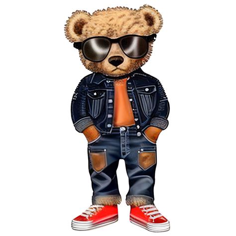 Teddy Bear Png,teddy Bear Sunglasses,cute Teddy Bear, Color Print,tee ...