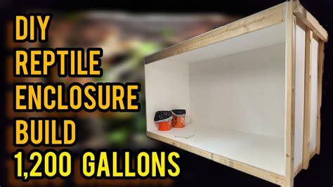 DIY HUGE Reptile Enclosure. How To Build a Reptile Cage | Part 1| # ...