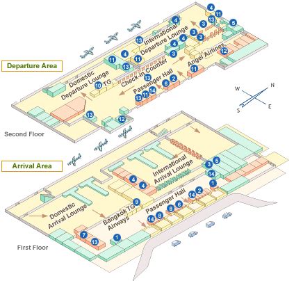 Phuket Airport Terminal Map – Phuket Airport Guide