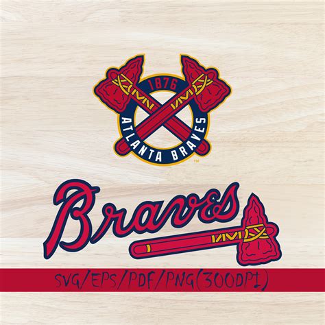 Atlanta Braves Logo SVG pack/svgepspdfpng300DPI/American | Etsy