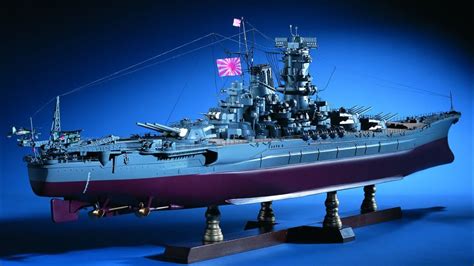 Model Space 1/250 battleship Yamato finished review - YouTube