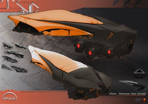 ArtStation - Alien Spaceship Concept Art of Ancient Space 003, ┼ Cwik