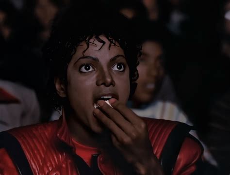 Michael Jackson eating popcorn in HD (1440x1100px) : MemeRestoration