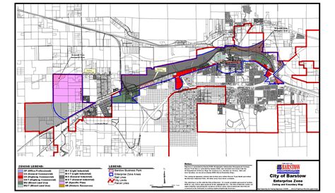 City of Barstow Zoning Map - Barstow CA USA • mappery